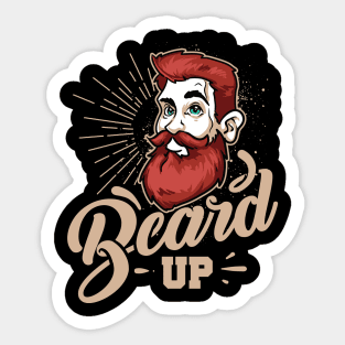 Beard Up Sticker